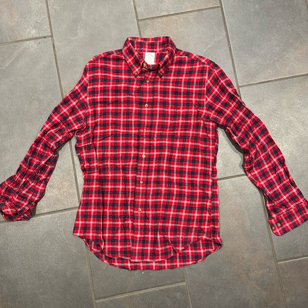 Brooks Brotherss Casual Plaid Button Down